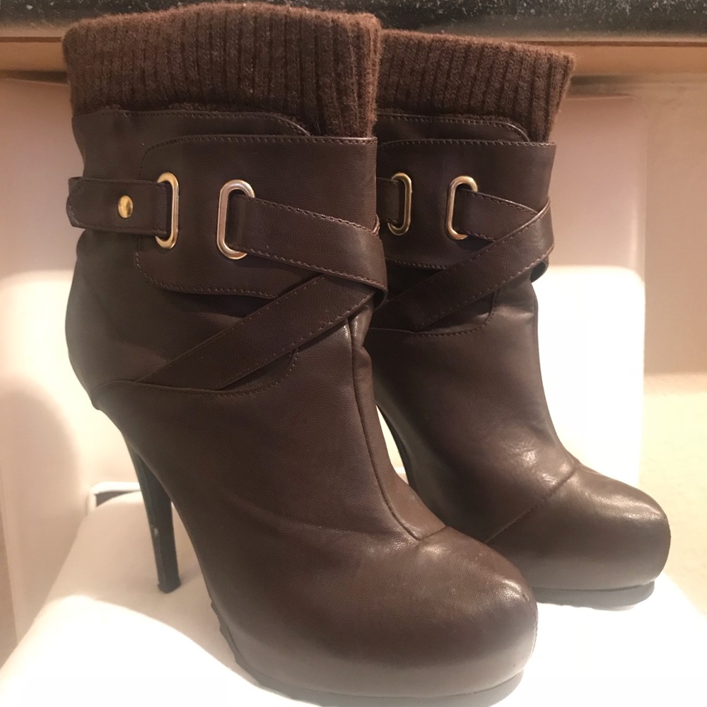 High Heel Ankle Booties